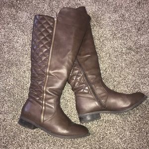 Brown torrid wide calf boots